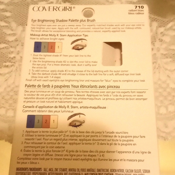 Covergirl Exact Eyelights Radiant Blues #710 Eyeshadow Palette ๐จ - Picture 9 of 10